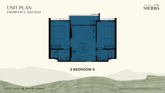 The Title Sierra — 2 спальни S · 55 м², Банг Тао и Лагуна, Пхукет