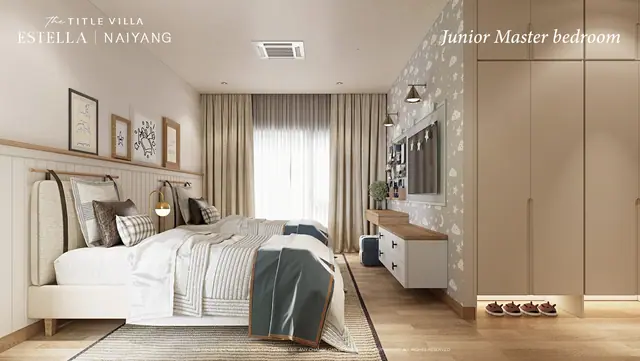 Villa Estella — Вторая спальня Junior Master, Най Янг и Май Као, Пхукет