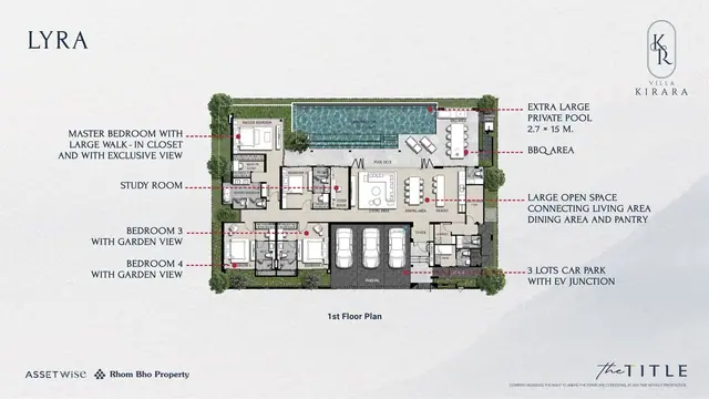 Villa Kirara — Lyra — 1-й этаж, Банг Тао и Лагуна, Пхукет