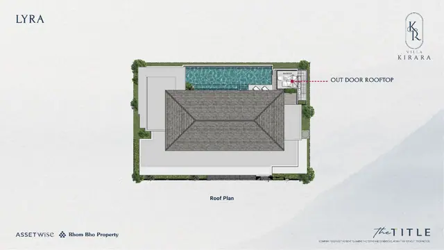 Villa Kirara — Lyra — терраса на кровле, Банг Тао и Лагуна, Пхукет