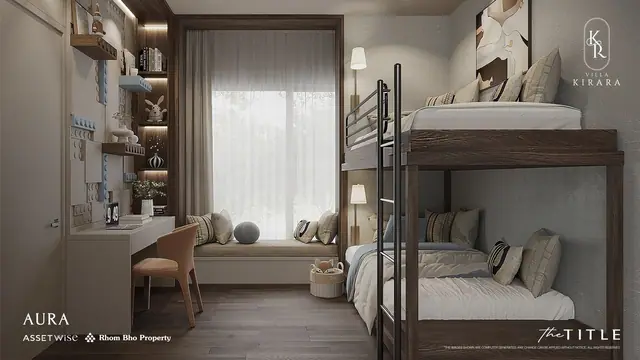 Villa Kirara — Aura — детская с двухъярусной кроватью, Банг Тао и Лагуна, Пхукет