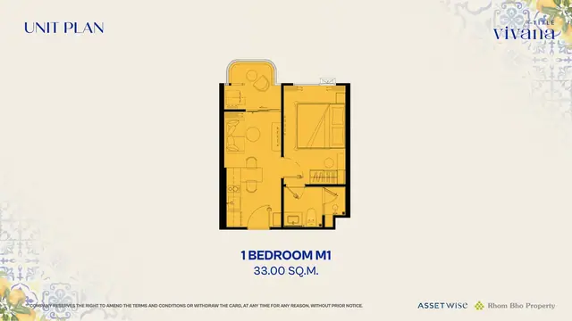 The Title Vivana — 1 спальня M · 32,5–36 м², Камала и Сурин, Пхукет