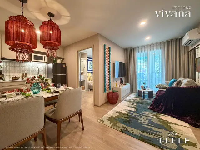 The Title Vivana — 1 спальня Plus · 51 м², Камала и Сурин, Пхукет
