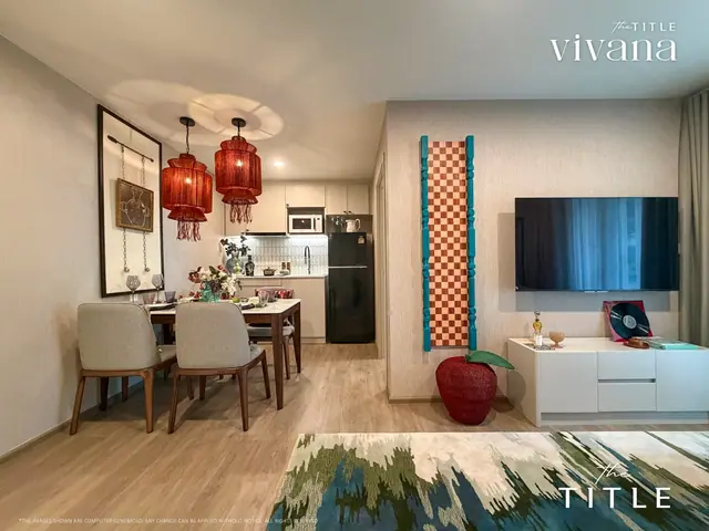 The Title Vivana — 1 спальня Plus · 51 м², Камала и Сурин, Пхукет