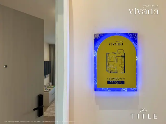 The Title Vivana — 1 спальня M · 33 м², Камала и Сурин, Пхукет