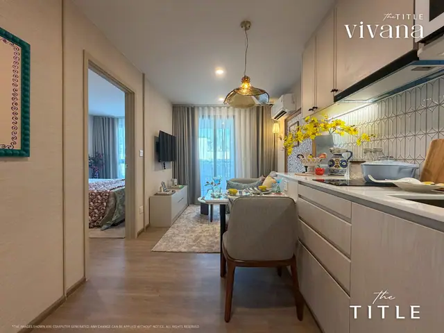 The Title Vivana — 1 спальня M · 33 м², Камала и Сурин, Пхукет