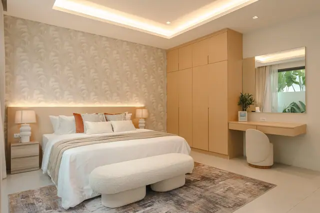 The Wynn Luxury Villa Phuket — Спальня 2 с туалетным столиком, Банг Тао и Лагуна, Пхукет