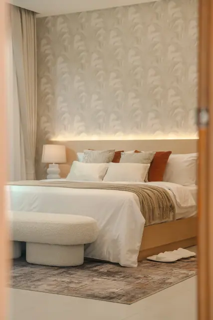 The Wynn Luxury Villa Phuket — Изголовье кровати в спальне 2, Банг Тао и Лагуна, Пхукет