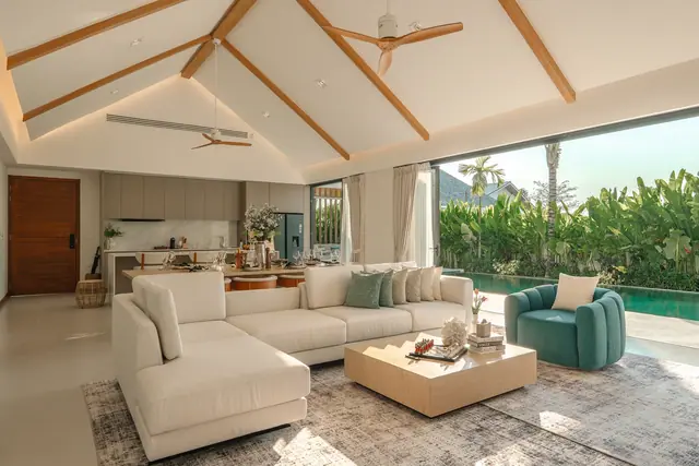 The Wynn Luxury Villa Phuket — Гостиная с панорамными дверями, Банг Тао и Лагуна, Пхукет