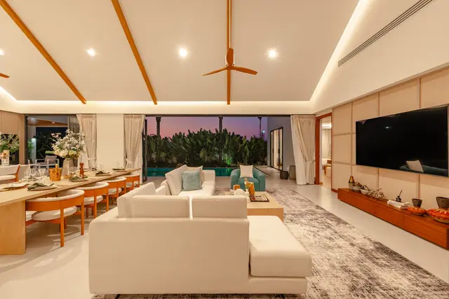 The Wynn Luxury Villa Phuket — Гостиная и обеденная зона, Банг Тао и Лагуна, Пхукет