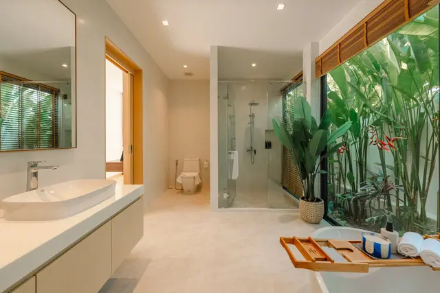 The Wynn Luxury Villa Phuket — Ванная с двумя раковинами, Банг Тао и Лагуна, Пхукет