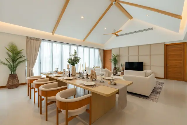 The Wynn Luxury Villa Phuket — Гостиная-столовая, Банг Тао и Лагуна, Пхукет