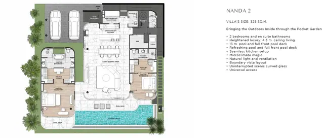 Tri Vananda — Nanda 2 — 2 спальни · 325 м², Банг Тао и Лагуна, Пхукет