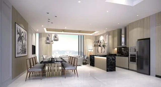 VIP Galaxy Villas Rawai — Кухня-столовая с островом, Раваи и Най Харн, Пхукет