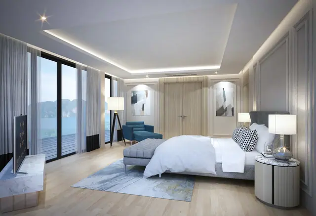 VIP Galaxy Villas Rawai — Мастер-спальня с панорамным окном, Раваи и Най Харн, Пхукет