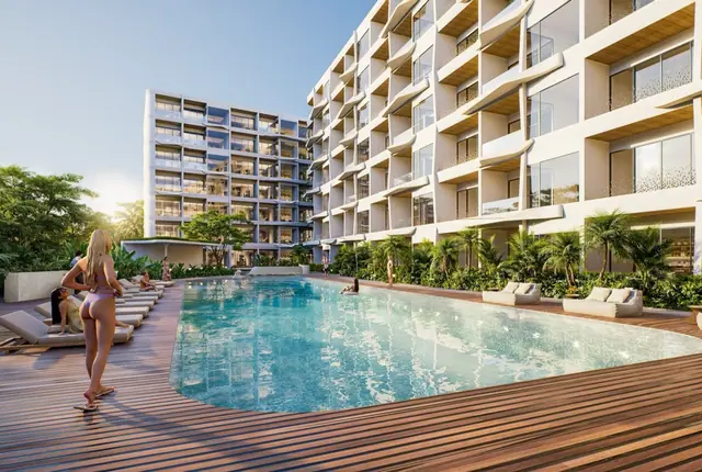 Wallaya Residence Nai Harn — Бассейн у корпуса, Раваи и Най Харн, Пхукет