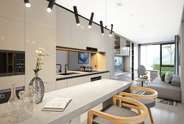 Wallaya Residence Nai Harn — Кухня-столовая, 1 спальня, Раваи и Най Харн, Пхукет