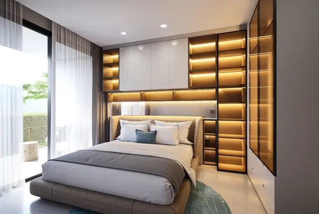 Wallaya Residence Nai Harn — Спальня, 2 спальни, Раваи и Най Харн, Пхукет