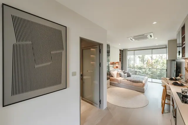 Wallaya Residence Nai Harn — Гостиная, студия, Раваи и Най Харн, Пхукет
