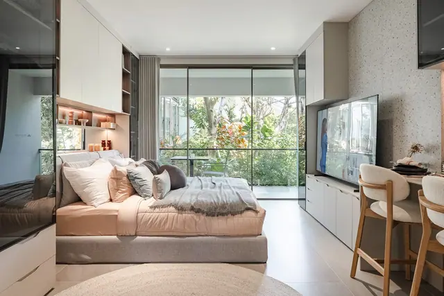 Wallaya Residence Nai Harn — ТВ-зона, студия, Раваи и Най Харн, Пхукет