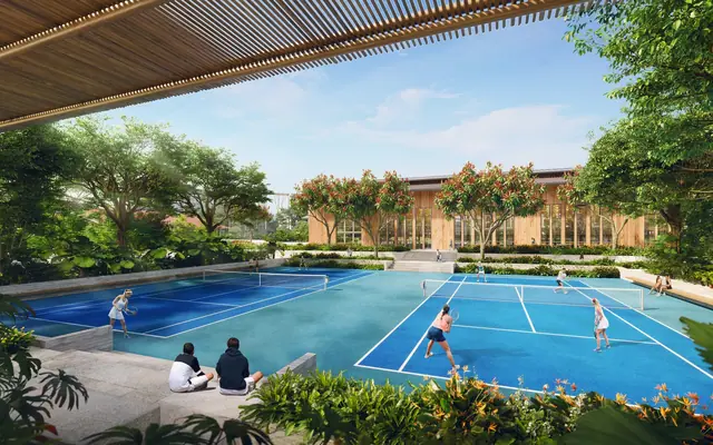 Waterfront Villas Laguna Lakelands — Теннисные корты, Банг Тао и Лагуна, Пхукет