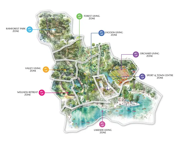 Waterfront Villas Laguna Lakelands — Генплан Laguna Lakelands, Банг Тао и Лагуна, Пхукет