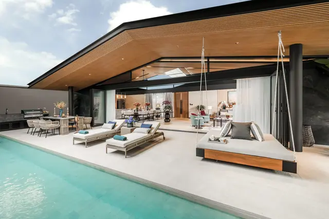 Waterfront Villas Laguna Lakelands — Шоурум виллы: бассейн и палуба, Банг Тао и Лагуна, Пхукет