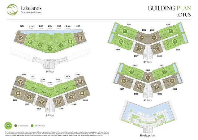 Waterside Residences Laguna Lakelands — Корпус Lotus (блок B), Банг Тао и Лагуна, Пхукет