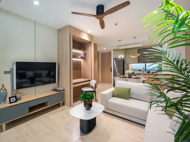 Waterside Residences Laguna Lakelands — Гостиная, Банг Тао и Лагуна, Пхукет