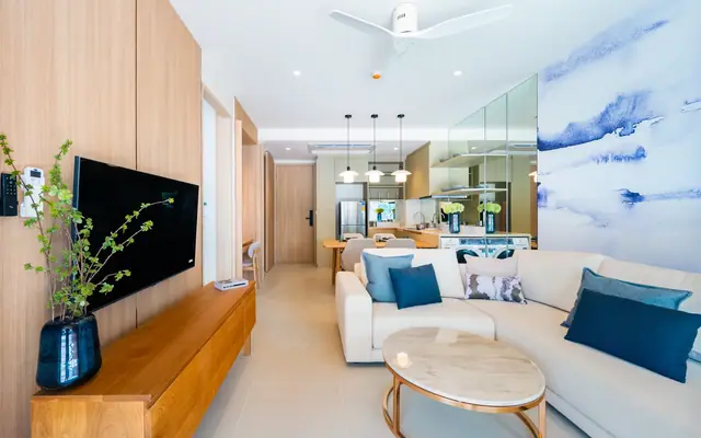 Waterside Residences Laguna Lakelands — Гостиная, Банг Тао и Лагуна, Пхукет
