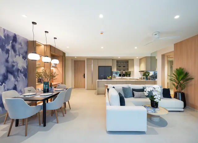 Waterside Residences Laguna Lakelands — Гостиная, Банг Тао и Лагуна, Пхукет