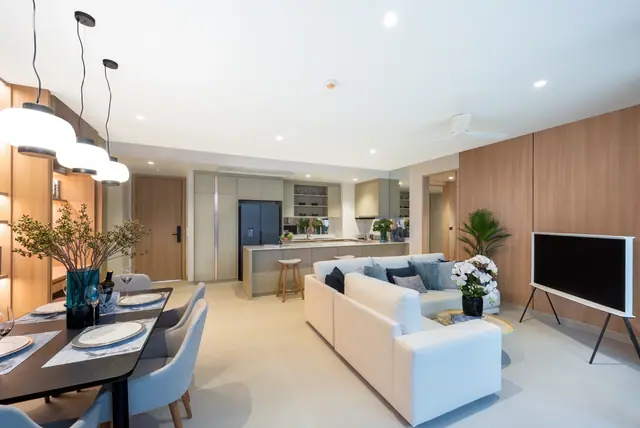 Waterside Residences Laguna Lakelands — Гостиная, Банг Тао и Лагуна, Пхукет