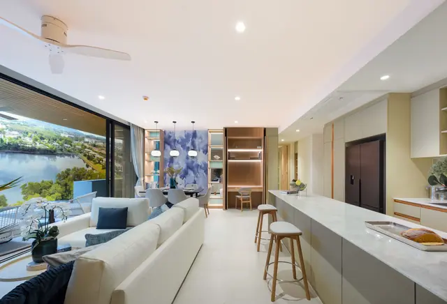 Waterside Residences Laguna Lakelands — Гостиная, Банг Тао и Лагуна, Пхукет