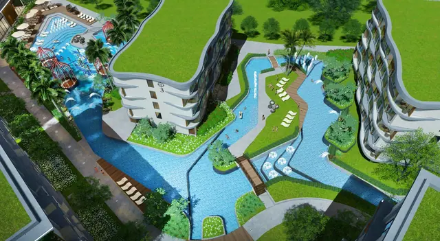 Wyndham La Vita Phuket — Корпуса 3 и 5 над бассейном-лагуной, Раваи и Най Харн, Пхукет