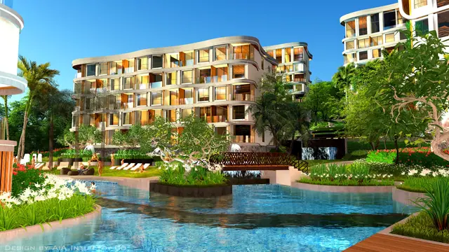 Wyndham La Vita Phuket — Бассейн-лагуна у корпуса 4, Раваи и Най Харн, Пхукет