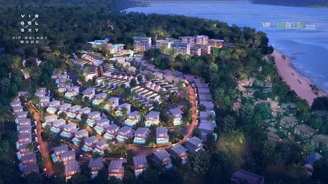 Wyndham La Vita Phuket — Комплекс с высоты, вид на побережье, Раваи и Най Харн, Пхукет