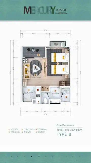 Wyndham La Vita Phuket — Bed 36 m, Раваи и Най Харн, Пхукет